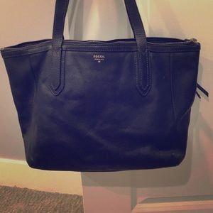 Fossil black Sydney shopper tote